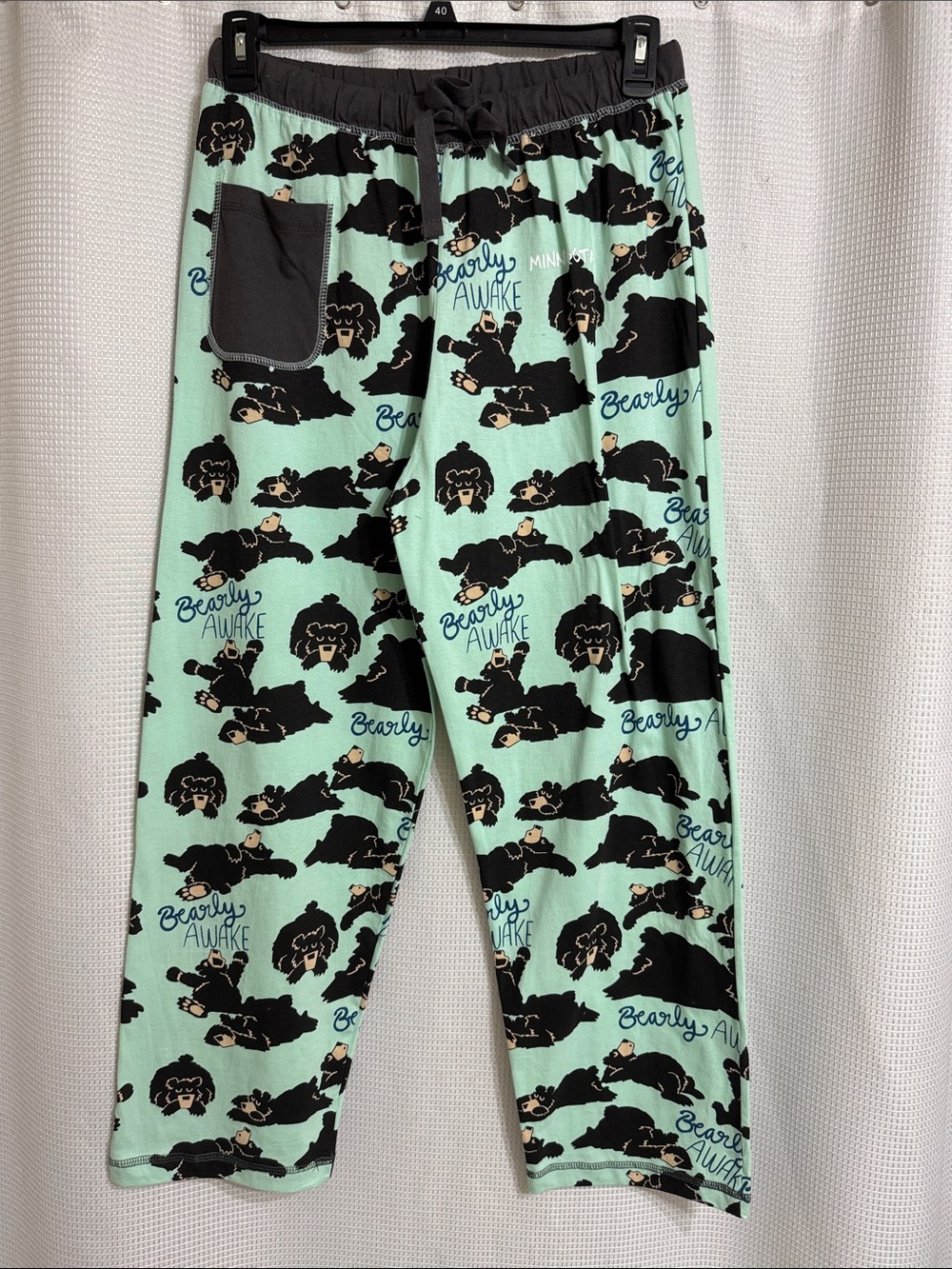 Lazy One bearly awake PJ bottoms. Size M